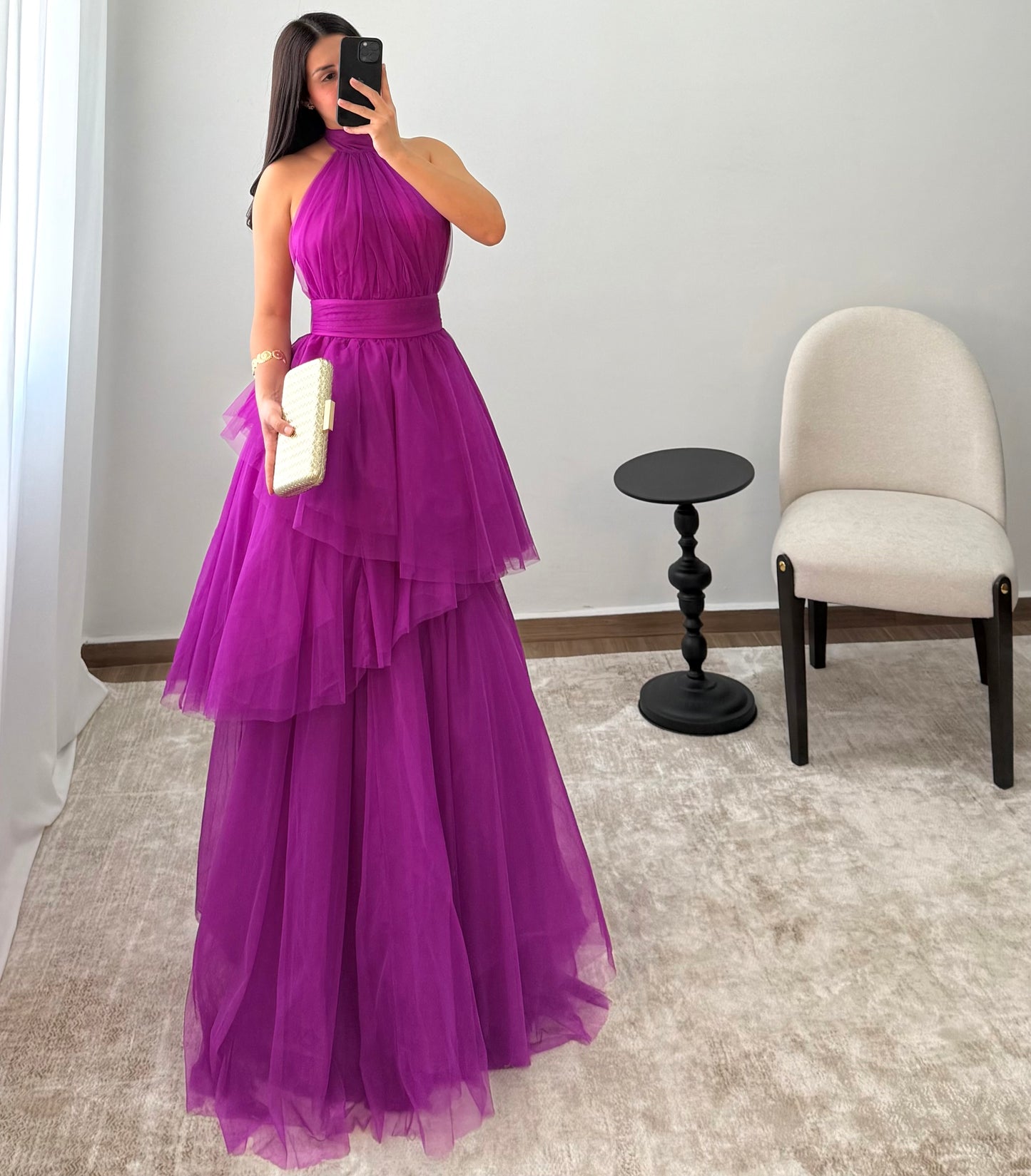 Vestido Priscila Magenta