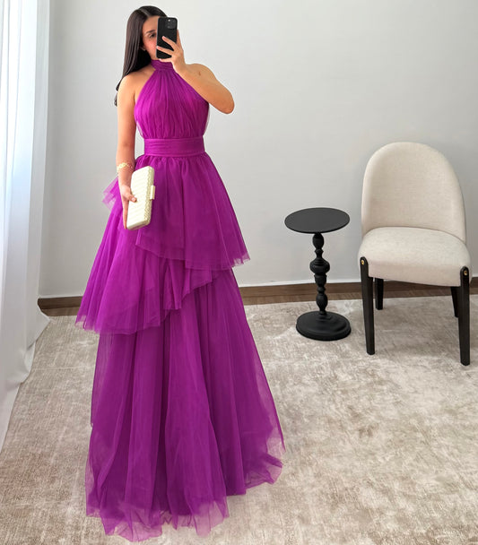 Vestido Priscila Magenta
