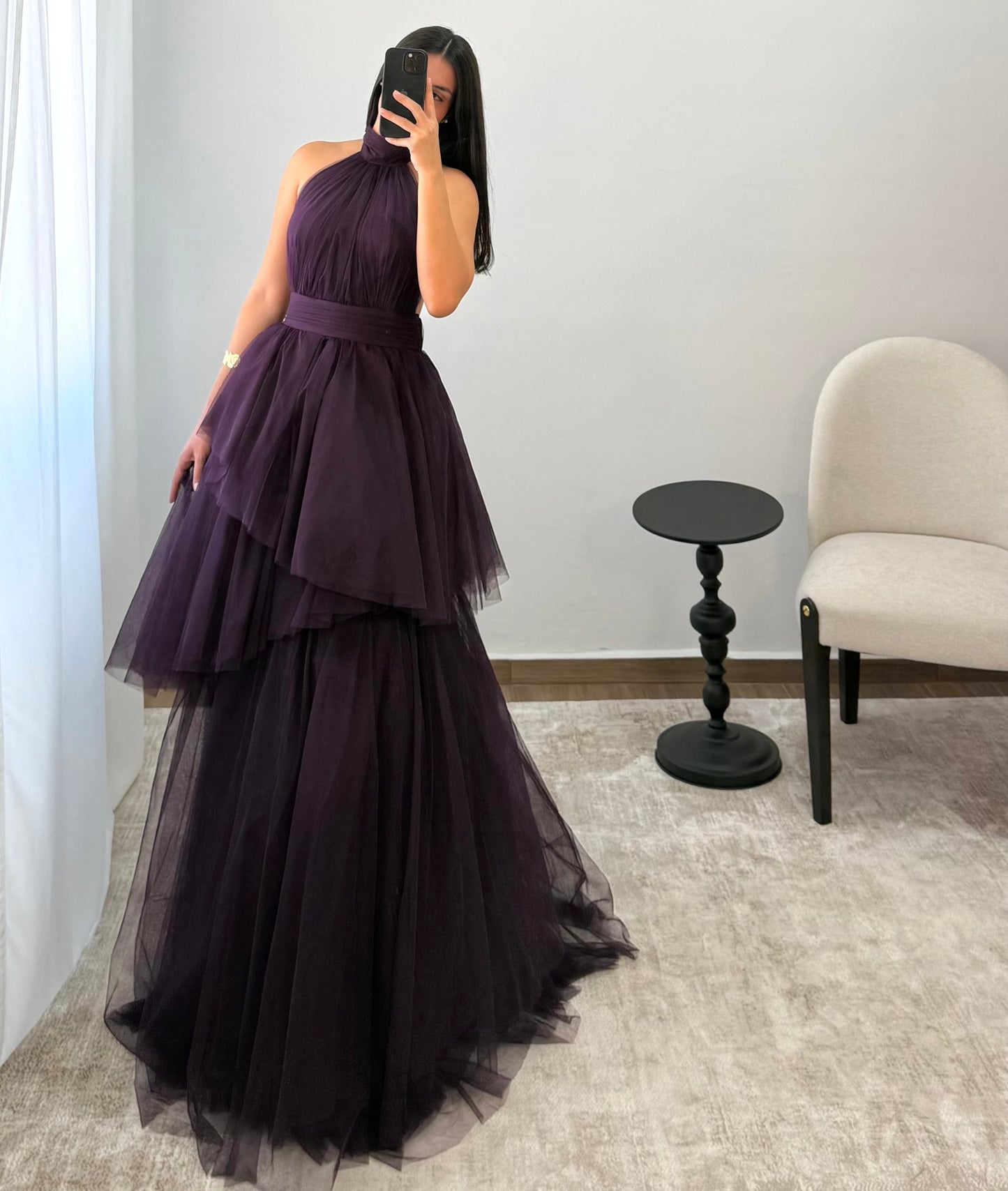 Vestido Priscila Ciruela