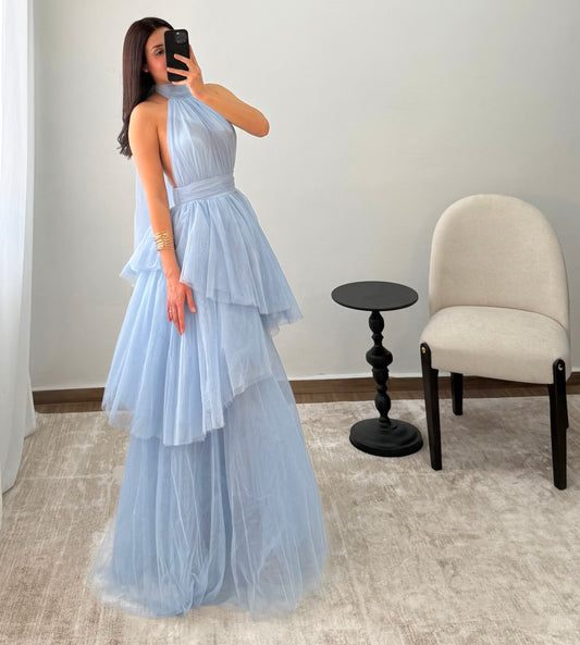 Vestido Priscila Azul