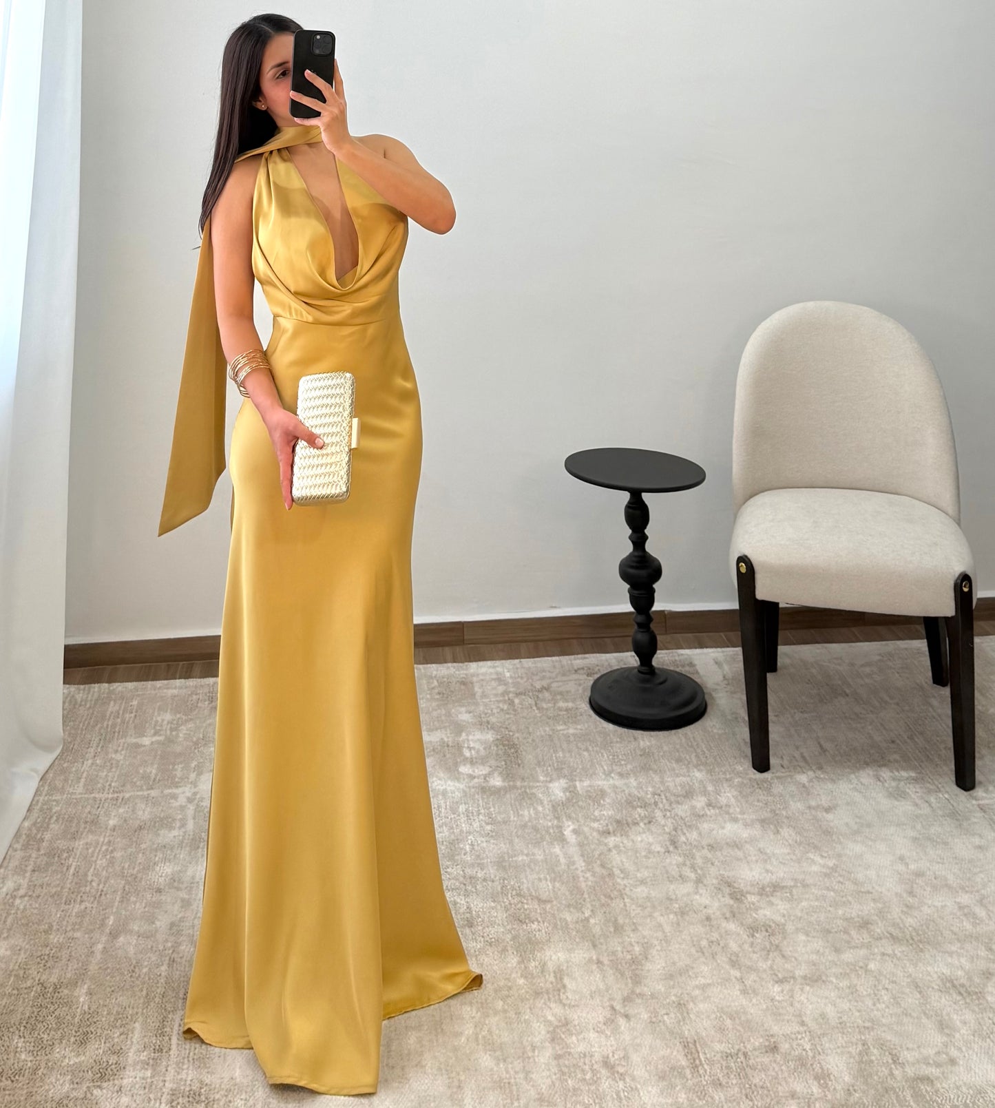 Vestido Catalina Oro