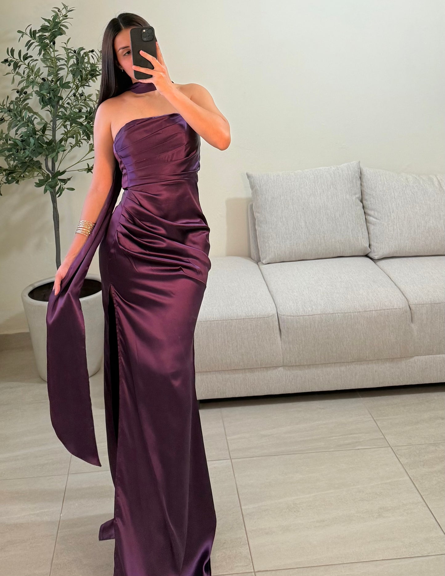 Vestido Alba Púrpura