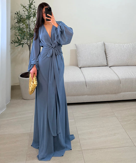 Vestido Micaela azul