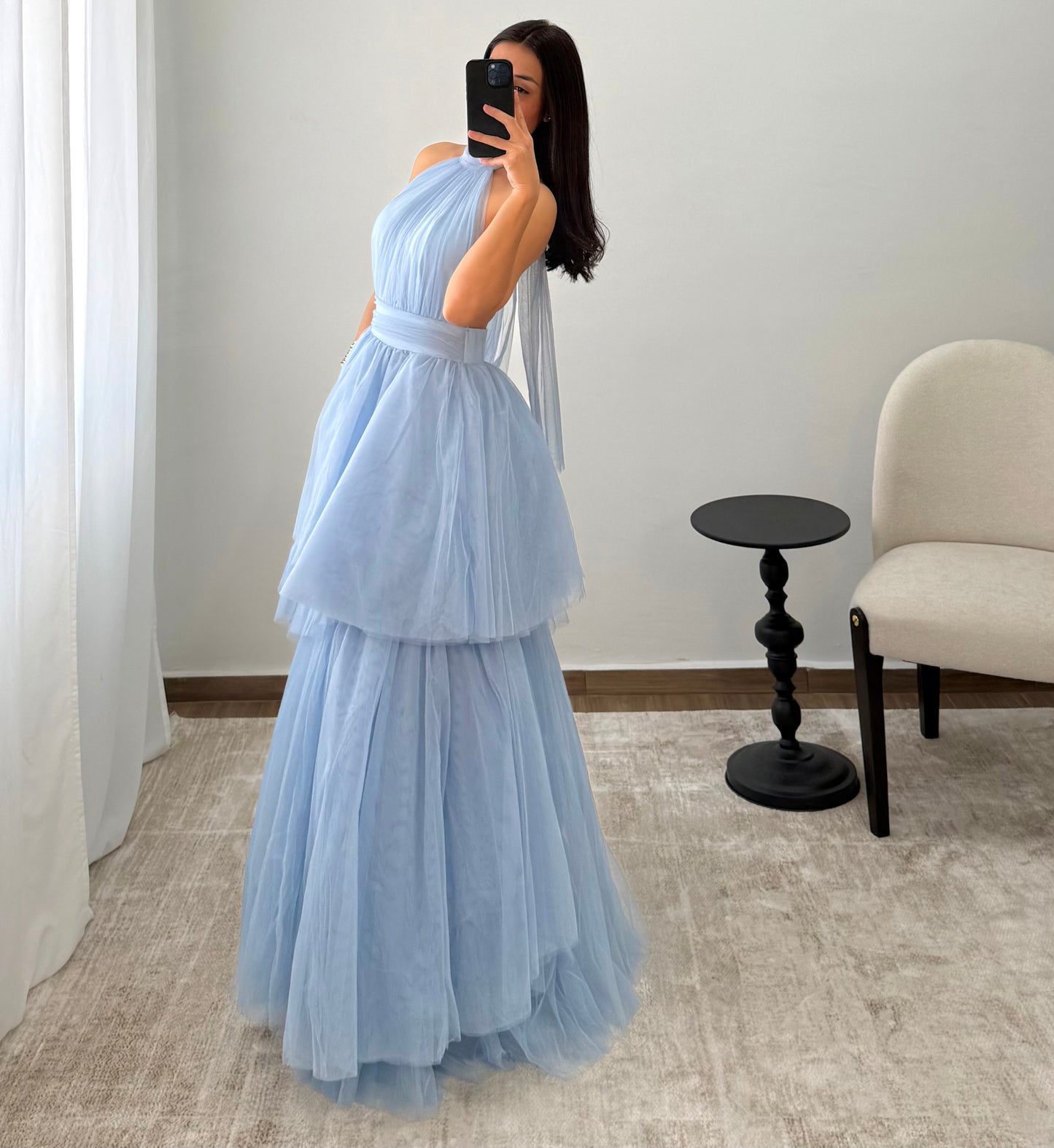 Vestido Priscila Azul