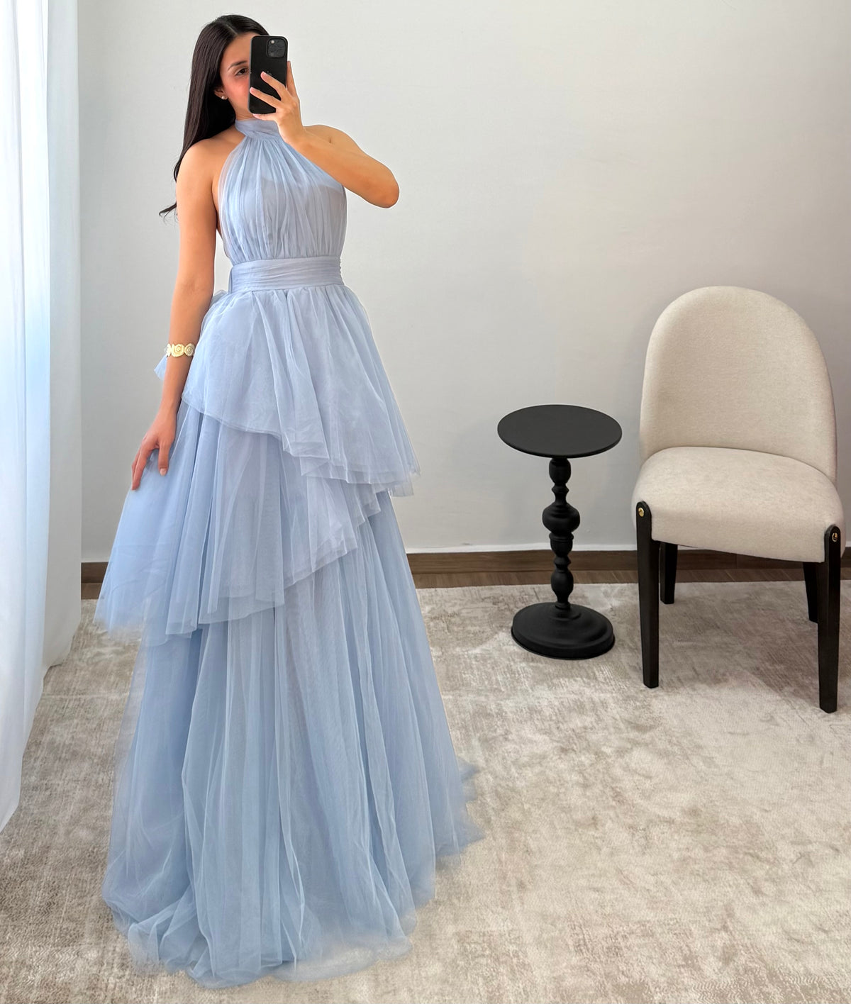 Vestido Priscila Azul