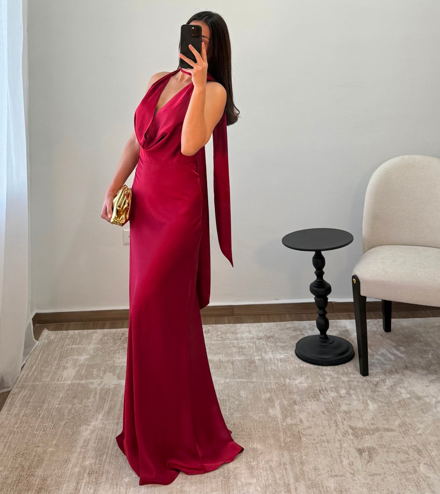Vestido Catalina Vino