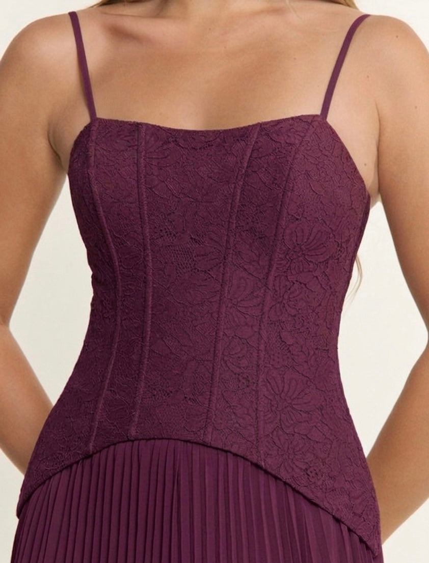 Vestido Moira Púrpura