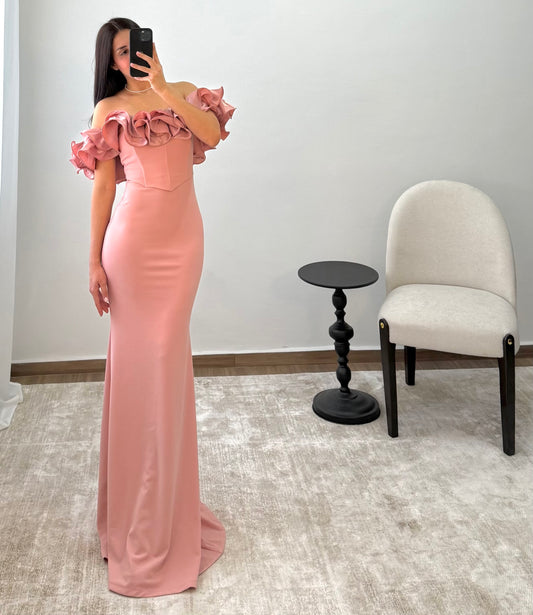 Vestido Thelma Rosa Palo