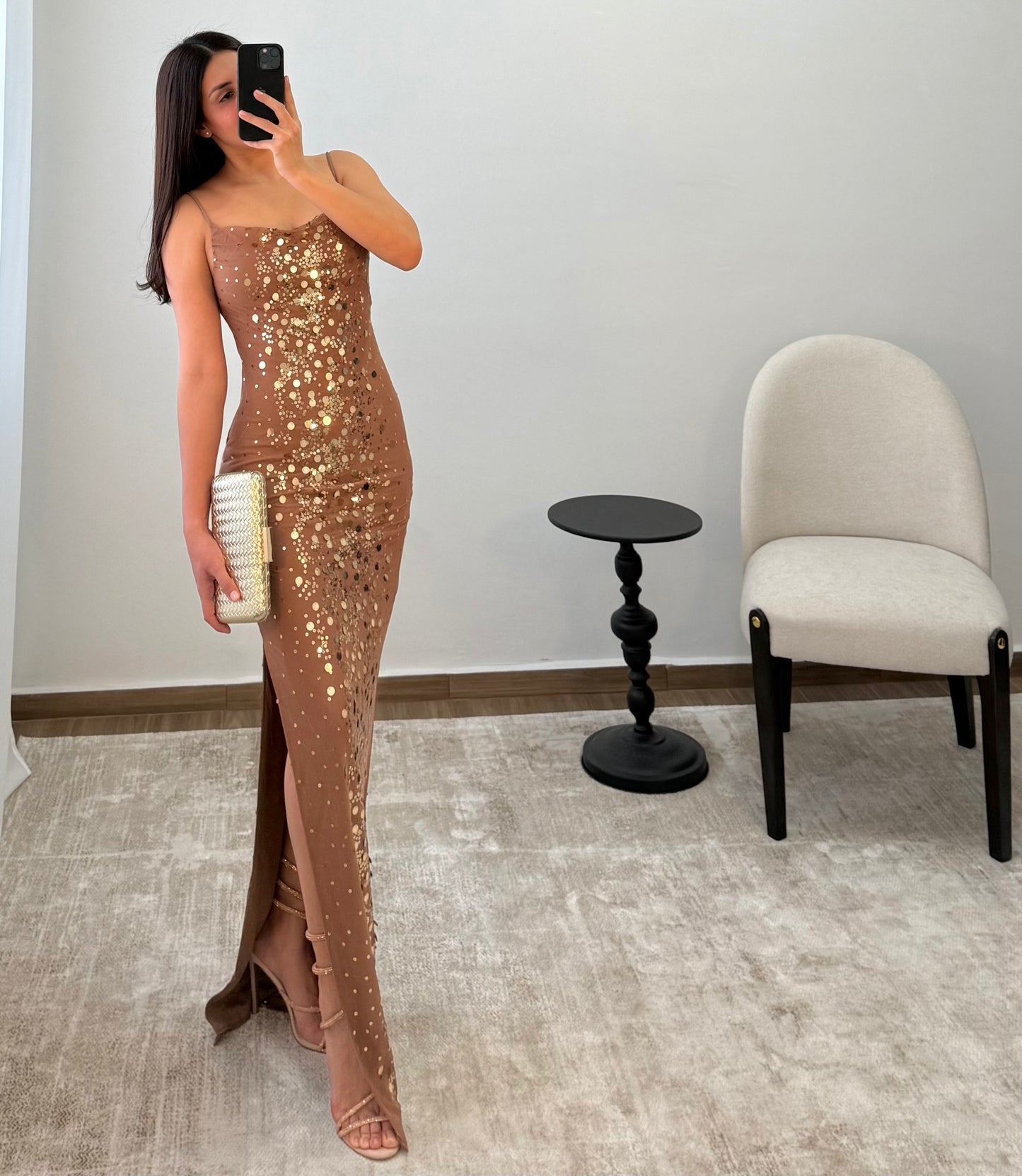 Vestido Lluvia Mocha