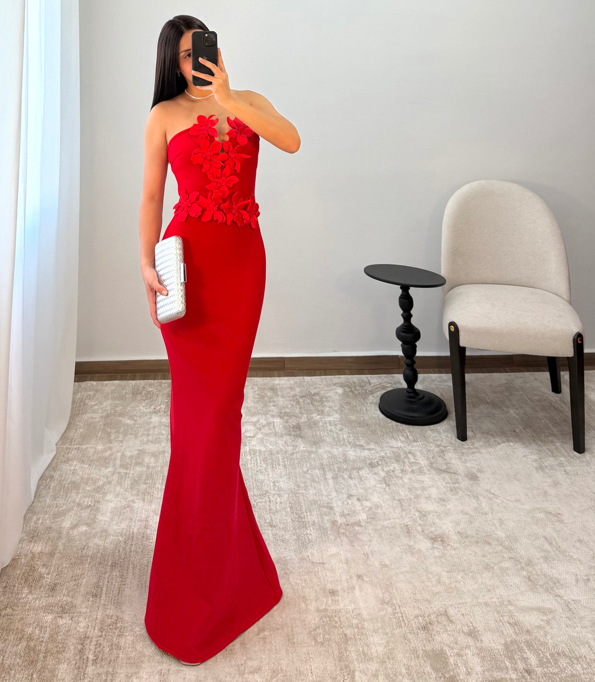 Vestido Dinorah Rojo
