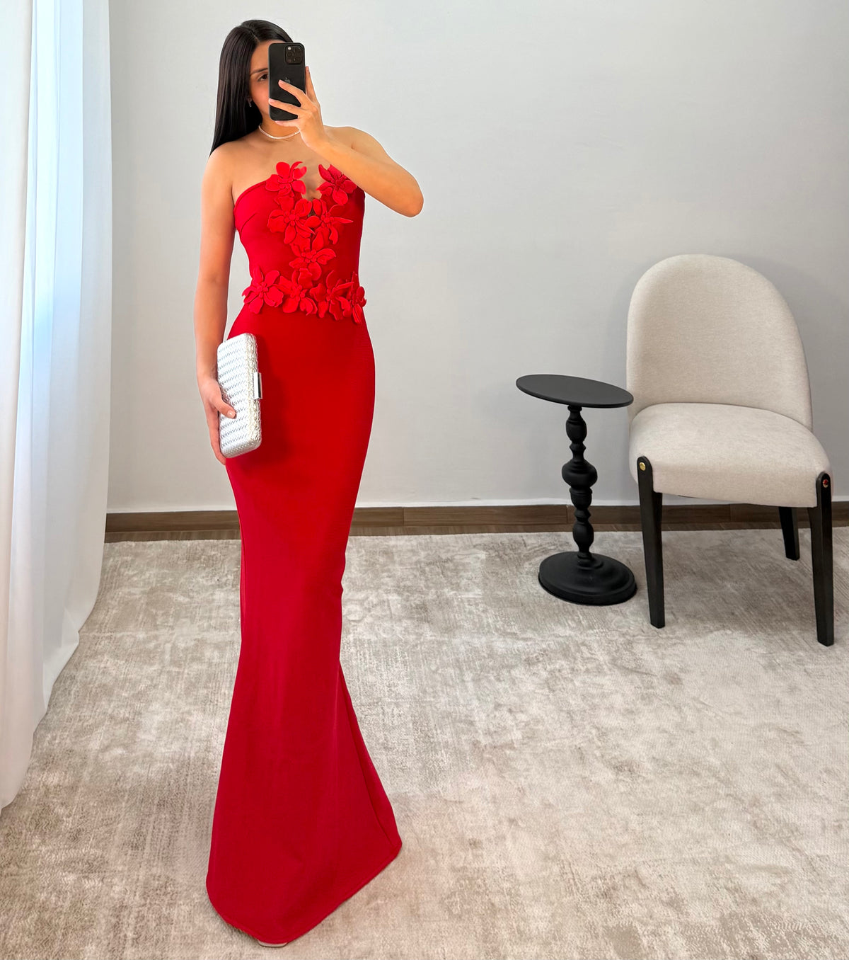Vestido Dinorah Rojo