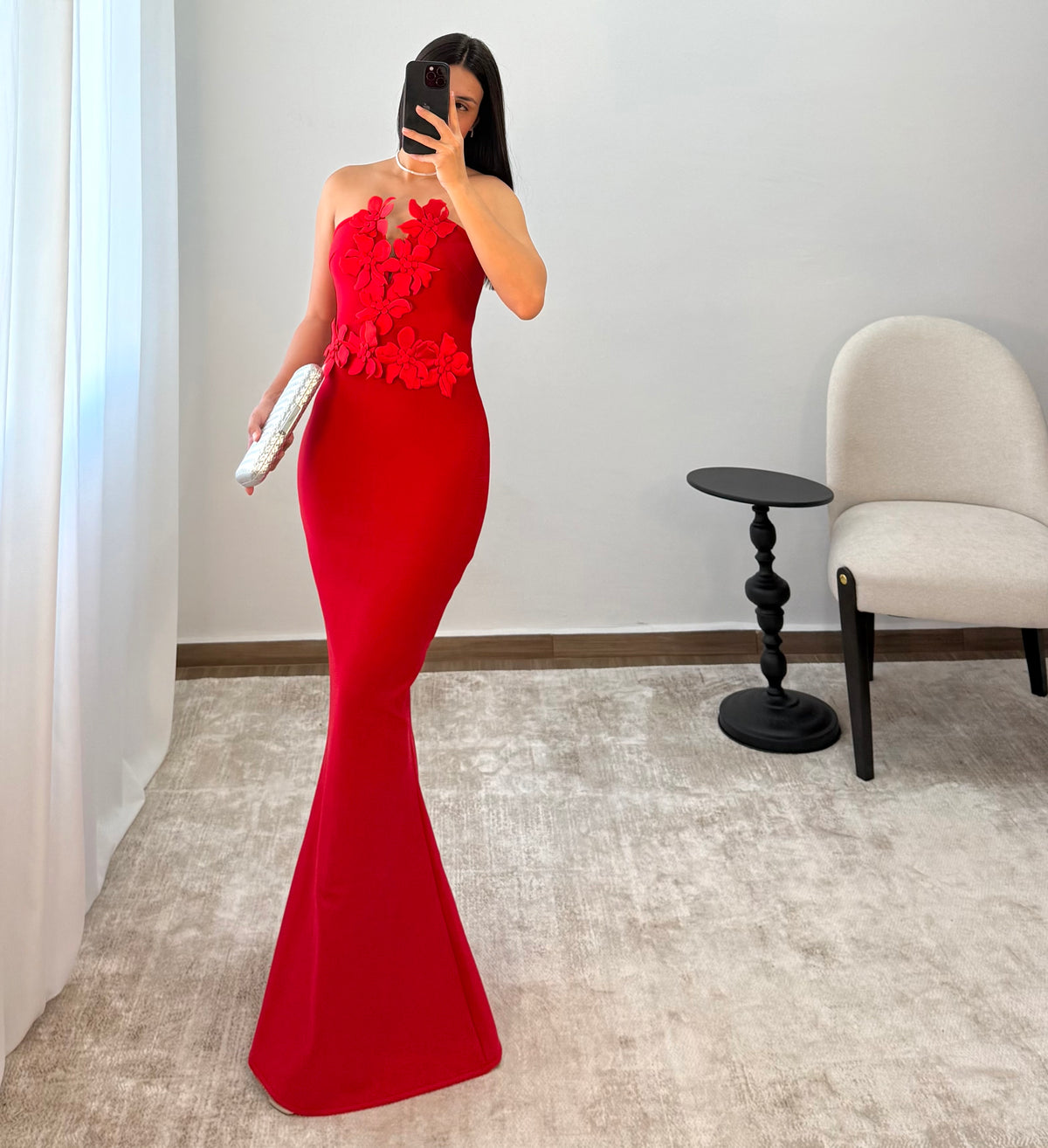 Vestido Dinorah Rojo